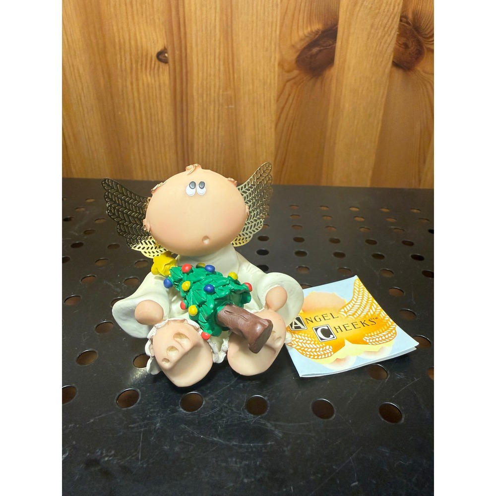 Kirk's Folly Angel Cheeks Figurine Christmas Tree Angel Collectible